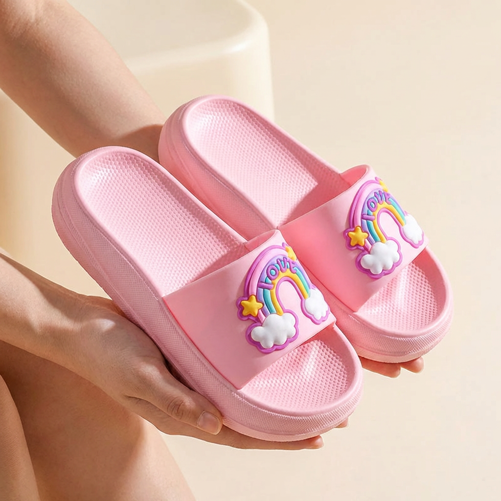 Dreamy Unicorn Toddler Slippers for Ages 1-6