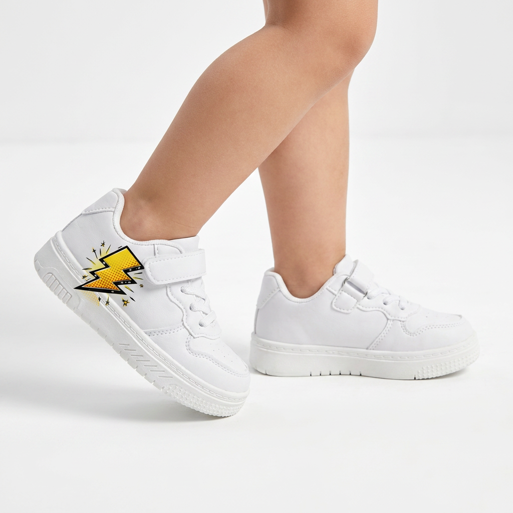 Kids Pop Thunder Lightning Sneakers – Ages 2–12