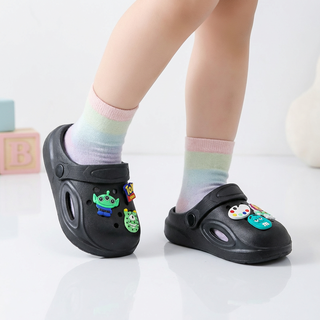 Space Rubber Jelly Clogs for Children (Ages 1-6)