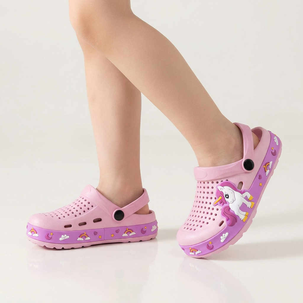 Rubber Jelly Clogs for Children (Ages 2-12)