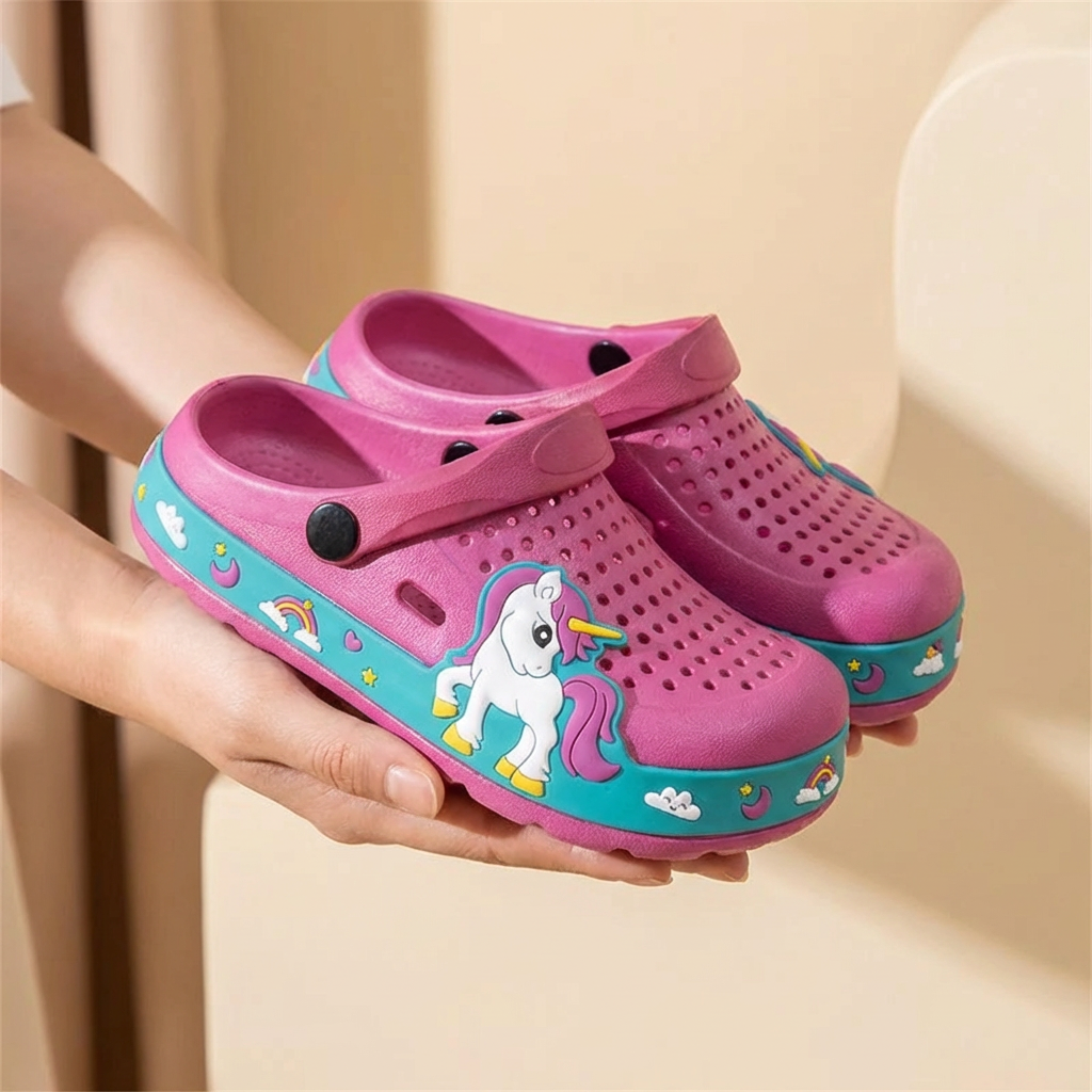Rubber Jelly Clogs for Children (Ages 2-12)
