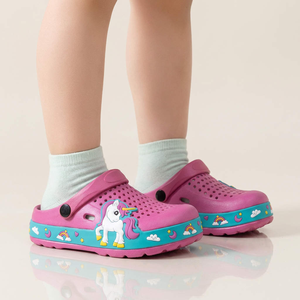 Rubber Jelly Clogs for Children (Ages 2-12)