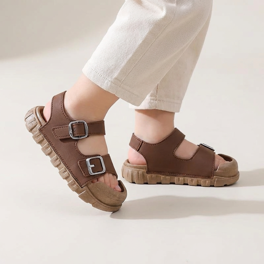 Children's Sandals with Toe Protection, Ages 1–10 Years
