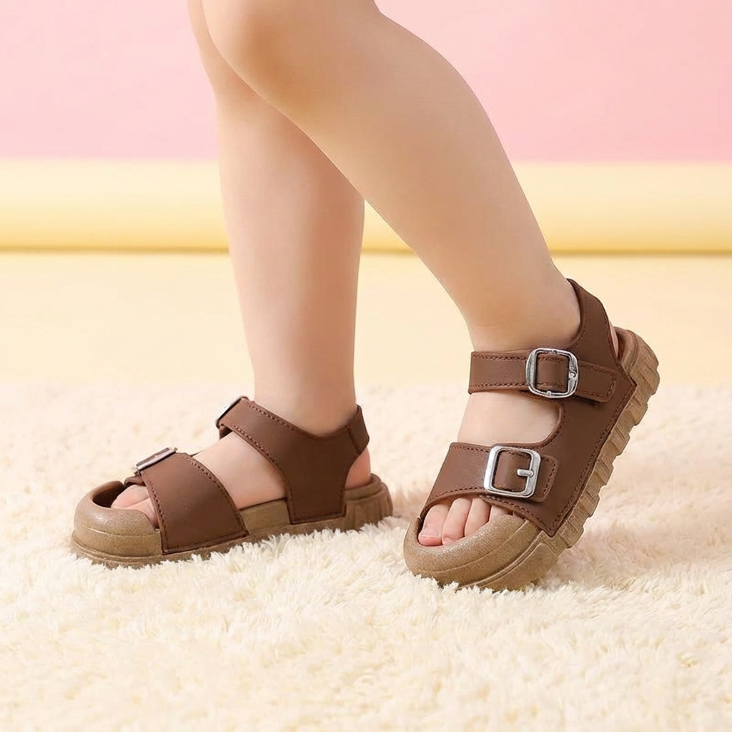 Children's Sandals with Toe Protection, Ages 1–10 Years