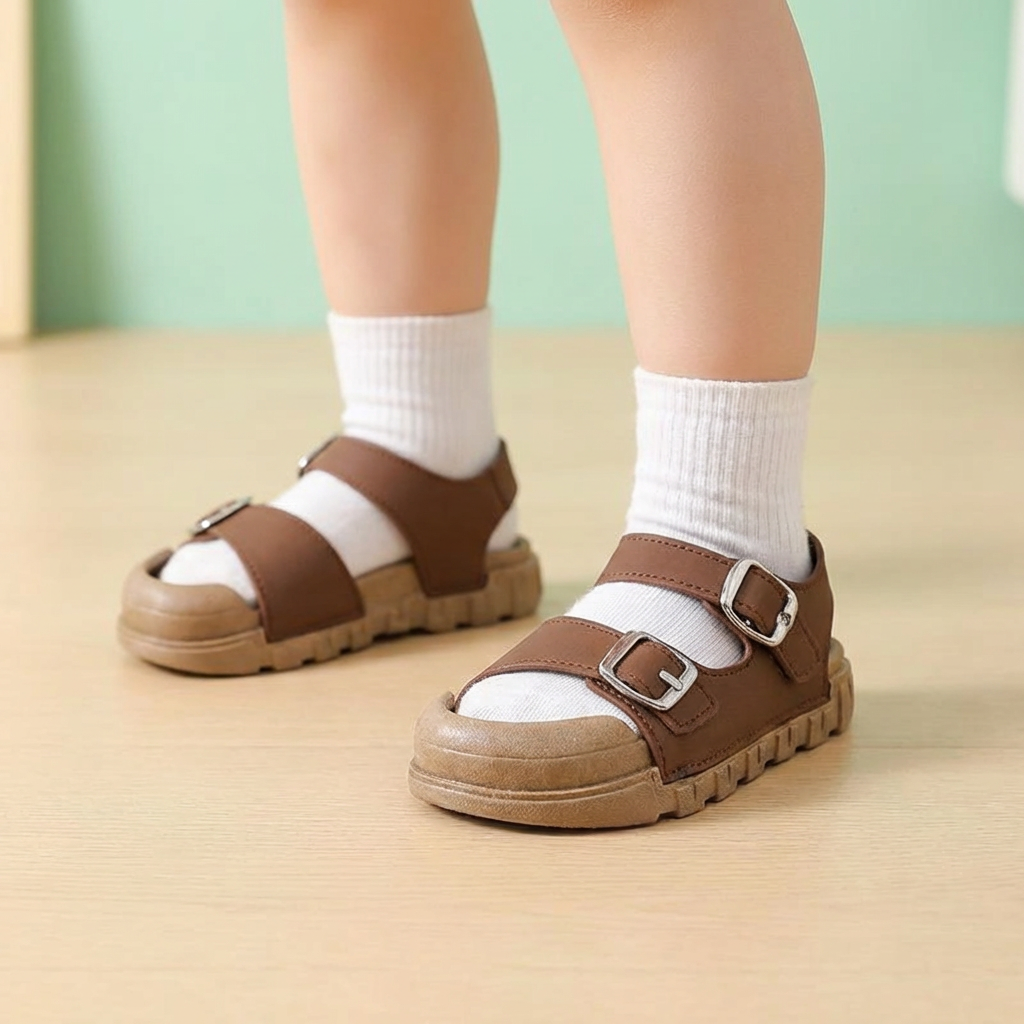 Children's Sandals with Toe Protection, Ages 1–10 Years