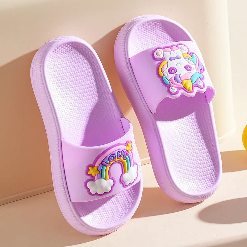 Dreamy Unicorn Toddler Slippers for Ages 1-6