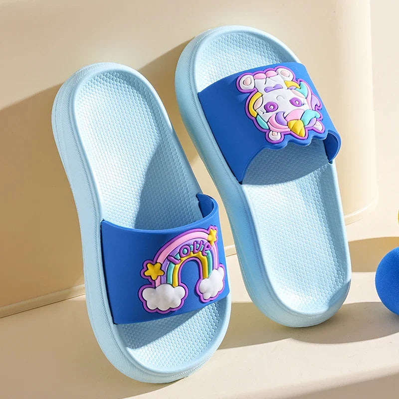Dreamy Unicorn Toddler Slippers for Ages 1-6