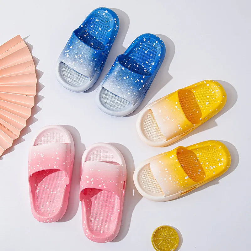 Gradient Kids Slippers for Boys and Girls (Ages 3-12)