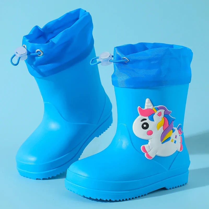 Unicorn Waterproof Non-Slip Rain Boots Ages 0-3 Years