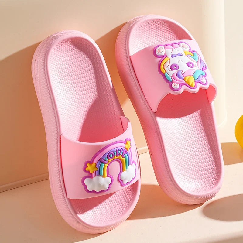 Dreamy Unicorn Toddler Slippers for Ages 1-6