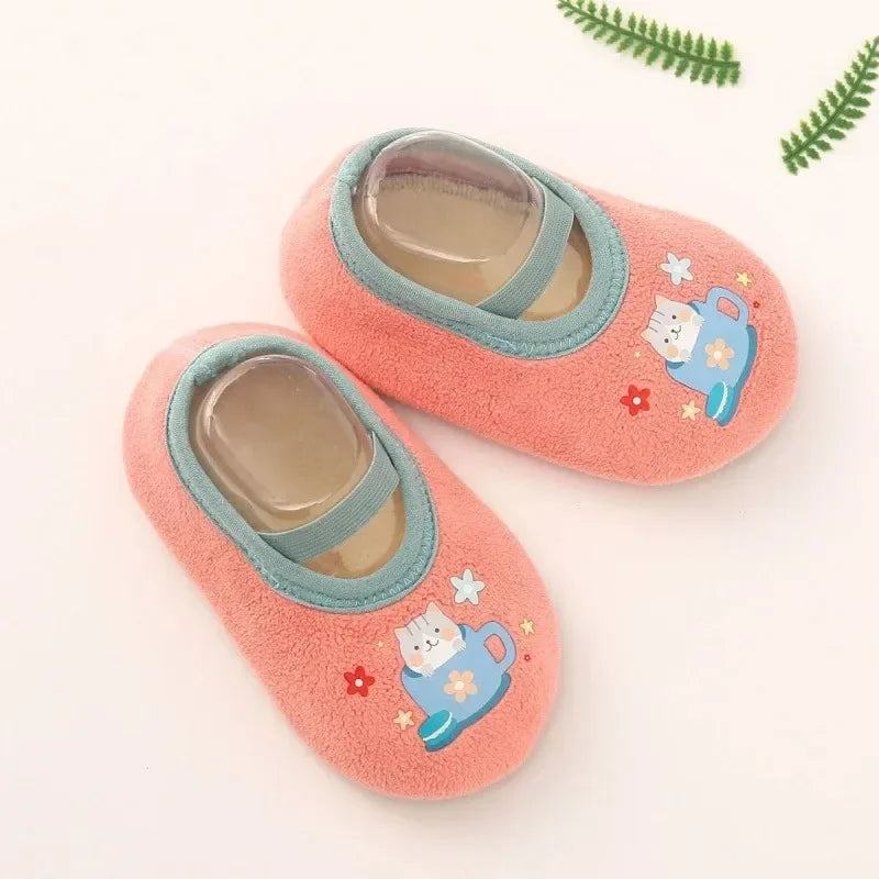 Infant Floor Slippers – Soft and Safe (0-18 Months)