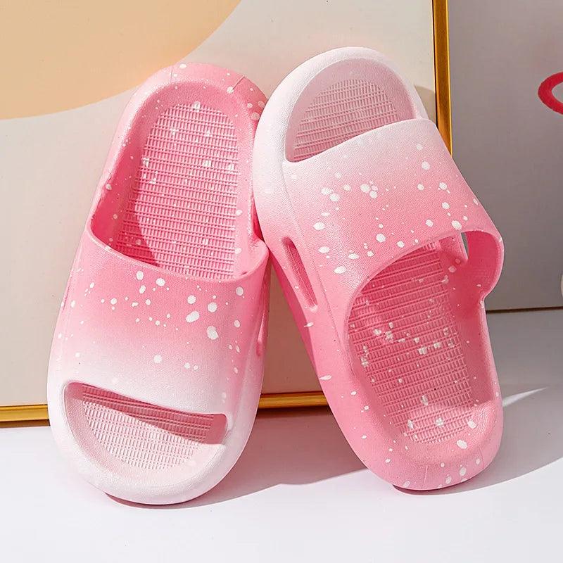 Gradient Kids Slippers for Boys and Girls (Ages 3-12)