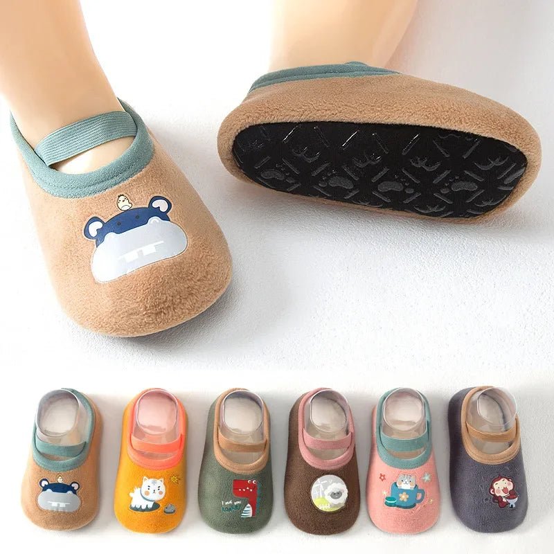 Infant Floor Slippers – Soft and Safe (0-18 Months)