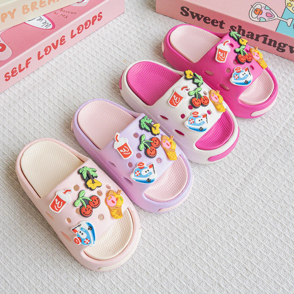 Fruit Slippers Soft-Soled and Non-Slip (Ages 2-9)