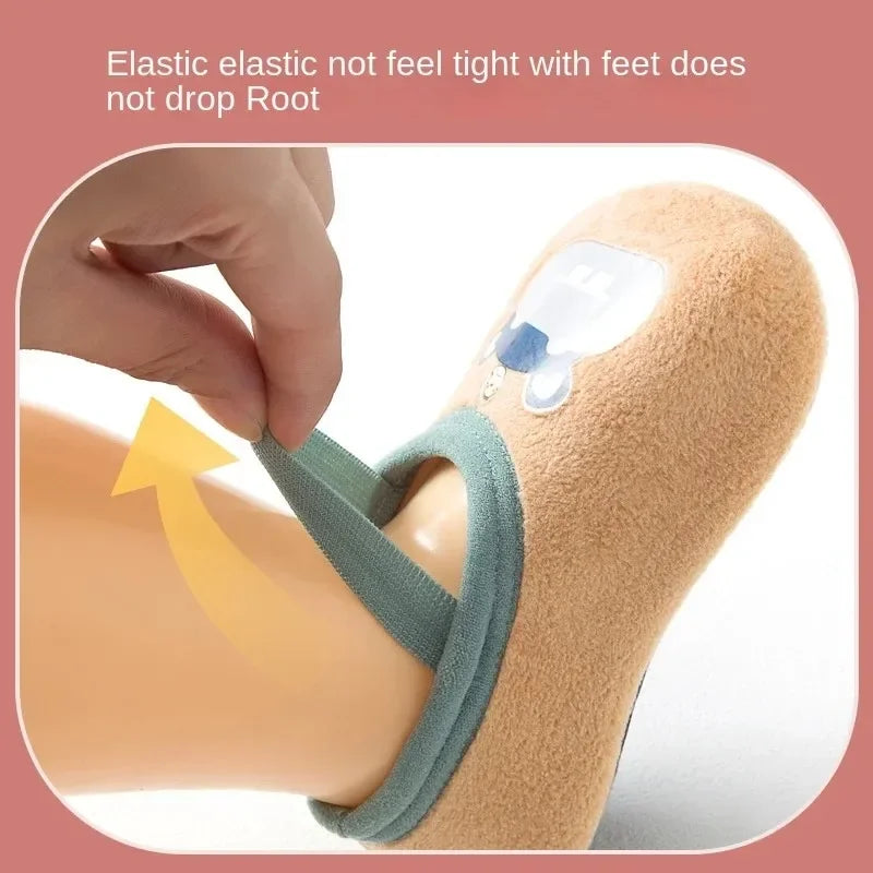 Infant Floor Slippers – Soft and Safe (0-18 Months)