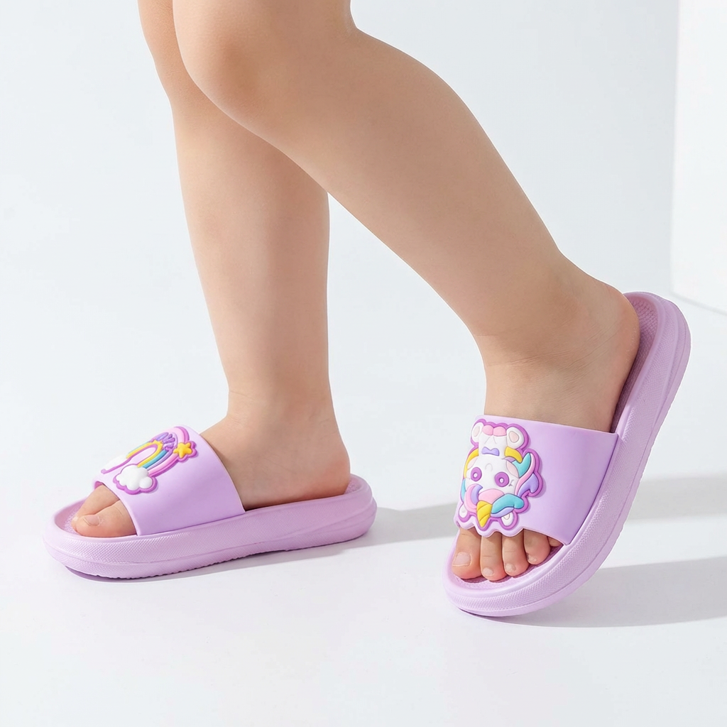 Dreamy Unicorn Toddler Slippers for Ages 1-6