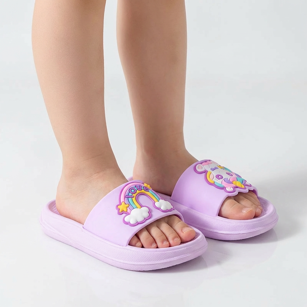Dreamy Unicorn Toddler Slippers for Ages 1-6