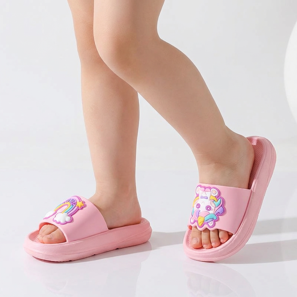 Dreamy Unicorn Toddler Slippers for Ages 1-6