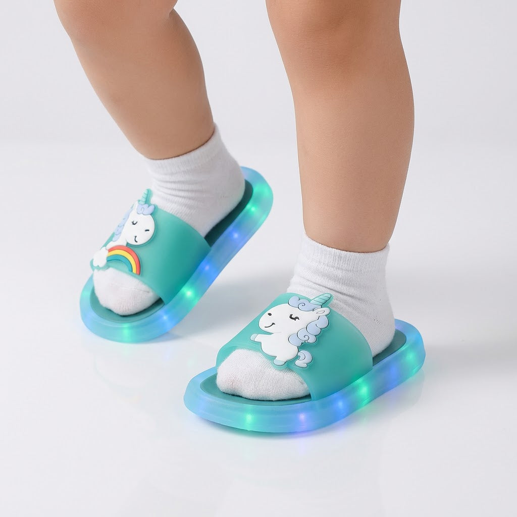 Unicorn LED Luminous Slippers 1-8 Years